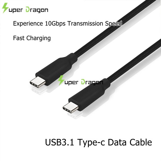 5A USB3.1 10Gbps Speed Type-C Fast Charging Data Cable