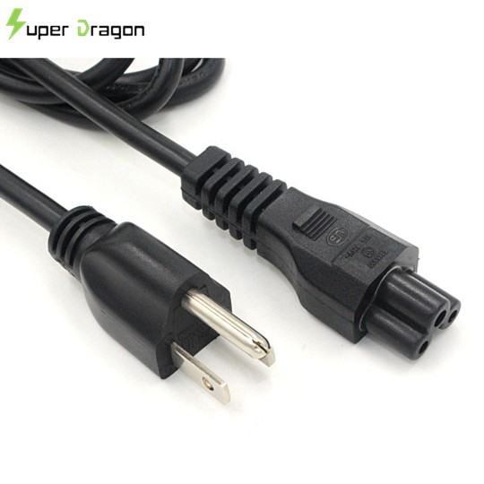 PVC Power Cord With C13 C5 C7 Connector 3G0.75mm2 