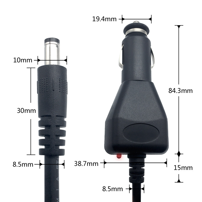 OEM DC Power Supply Cables with Standard Connectors (2.0-7.5mm) | Bulk Order Available