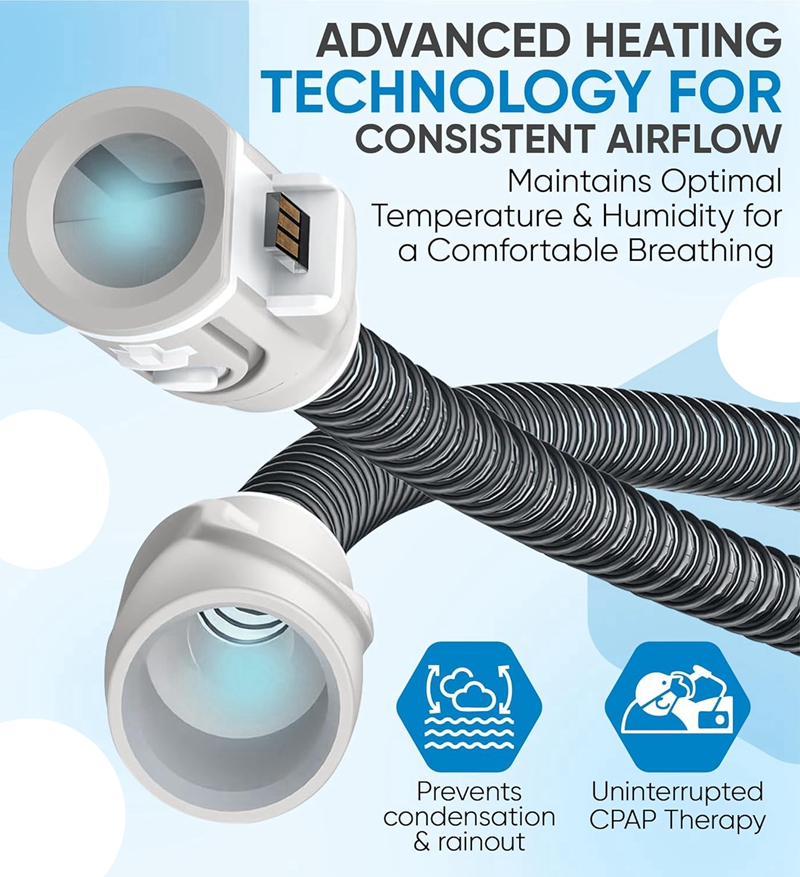 DC 24V3.75A 90W CPAP Power Supply Cord & Heating Tube Compatible With ResMed Airsense 10