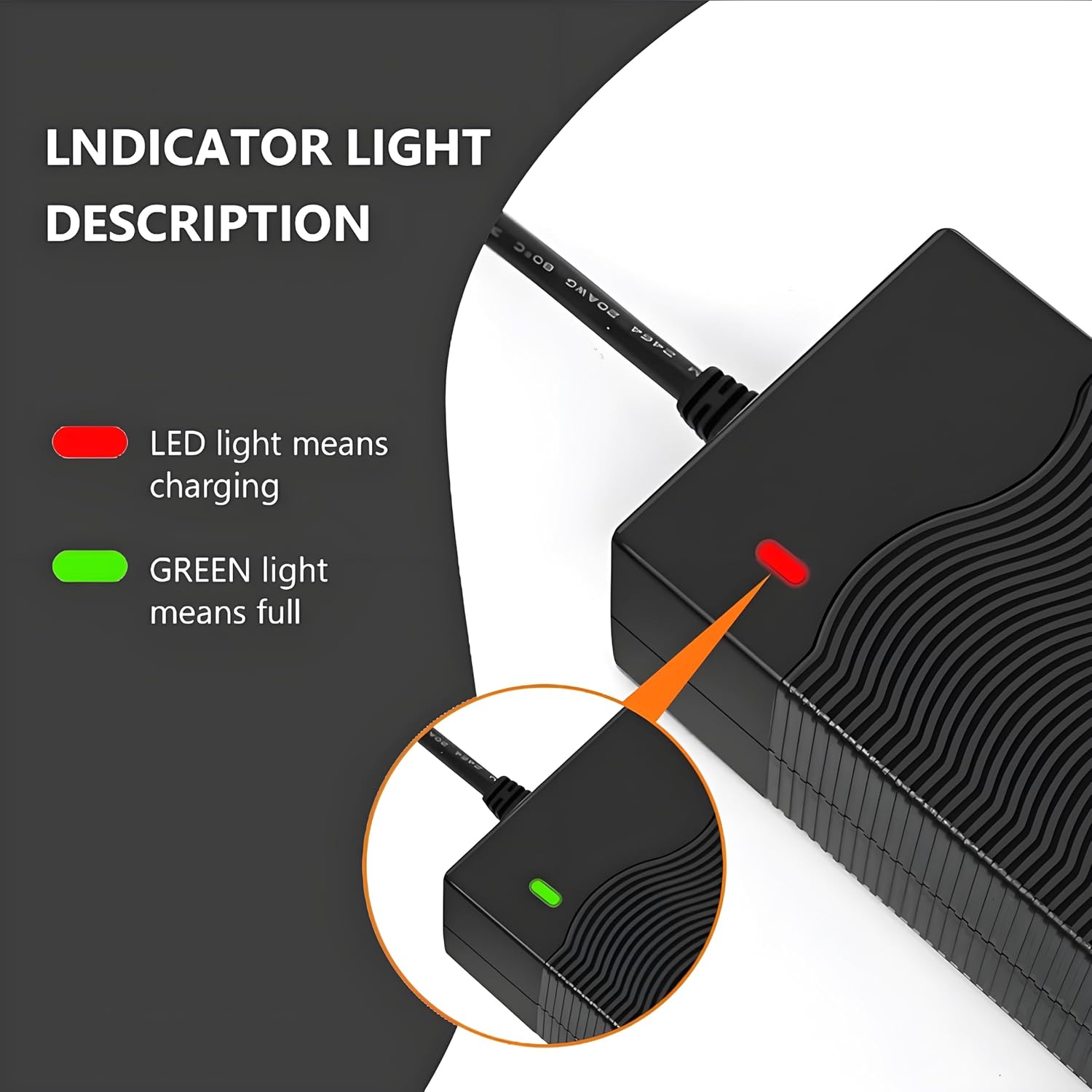 UL Listed/ CE/ SAA/ UKCA 42V 2A Replacement Electric Scooter Charger For 36V Hoverboard Charger With 5 Plugs, Compatible With Scooter Power Adapter